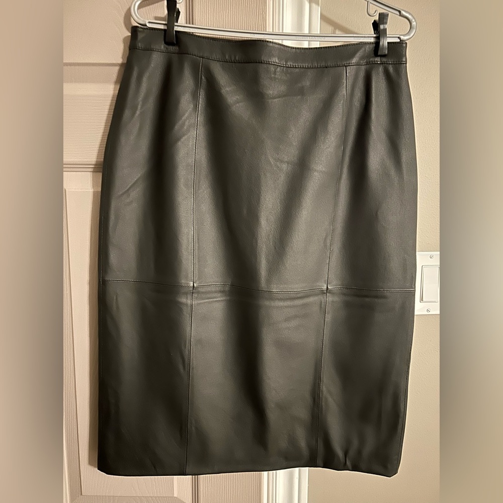**ASOS** NWT Stunning Lined Genuine Leather Skirt
